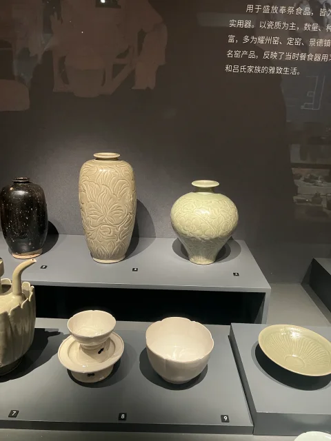 吕氏家族墓出土的多窑口瓷器组合